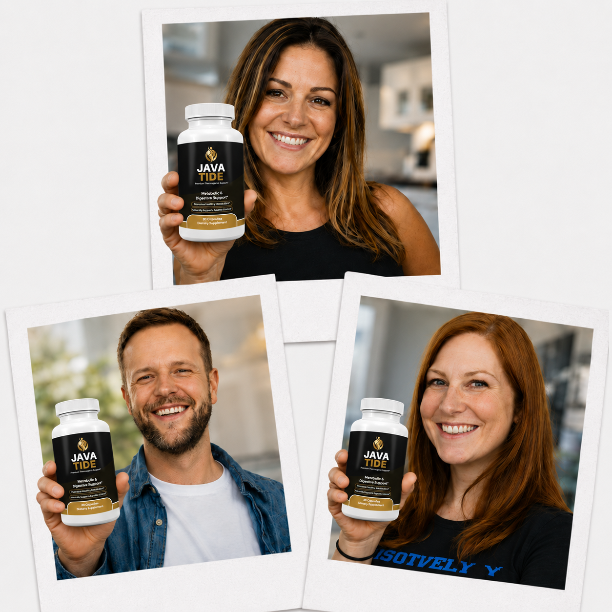 Happy JavaTide customers sharing positive experiences with metabolism and digestive support