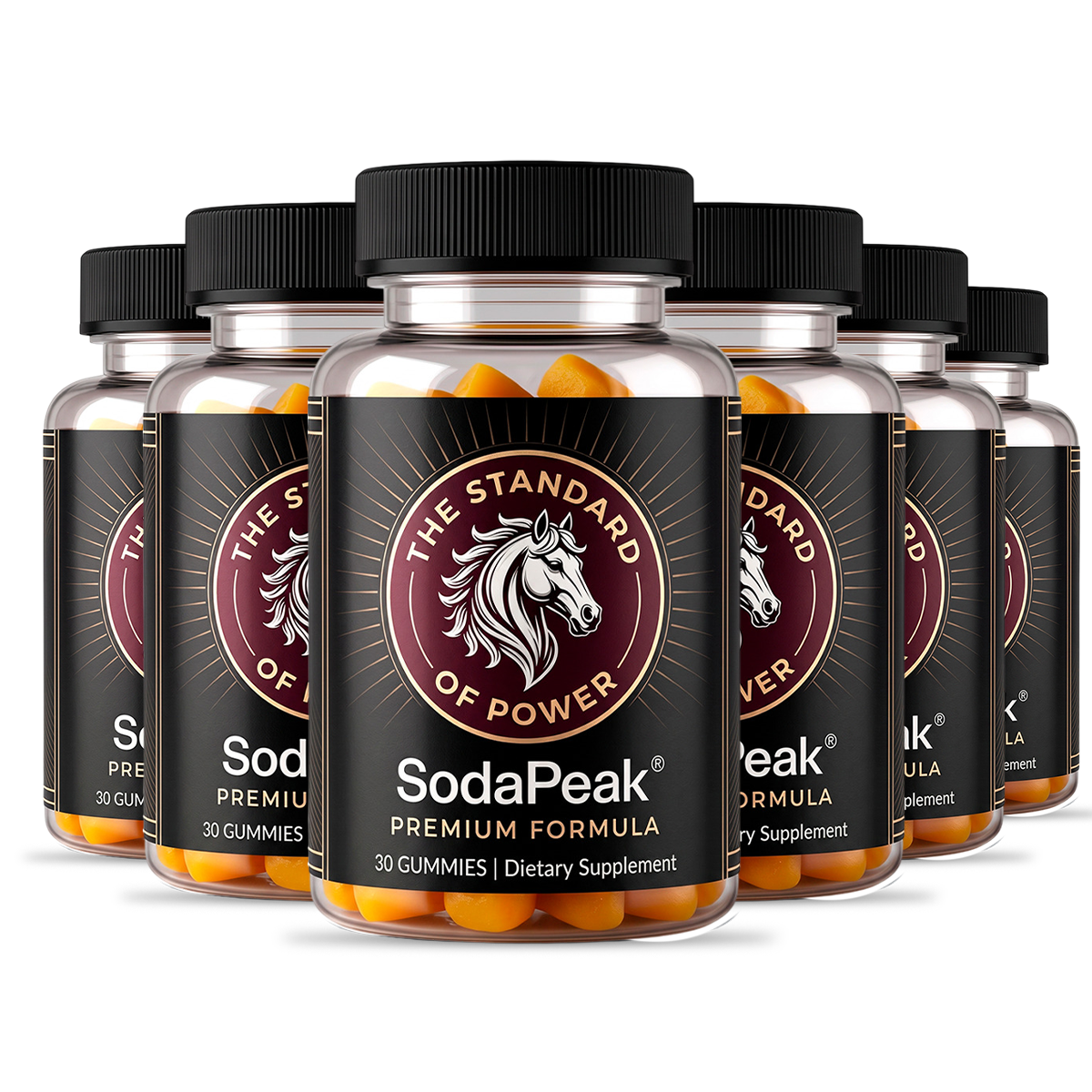 SodaPeak 6 bottle best value package - 180 day supply with free U.S. shipping and SEO optimized image metadata