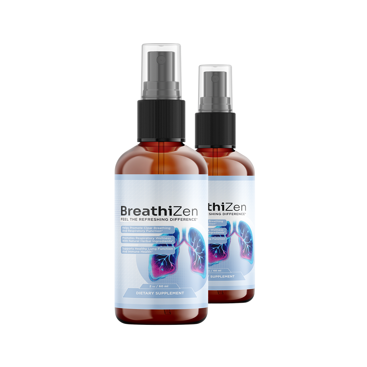 BreathiZen 2-bottle package for a 60-day supply