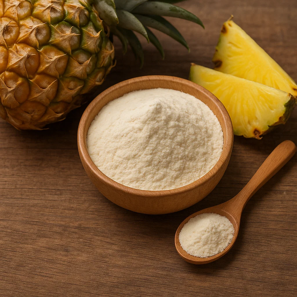 Bromelain Powder ingredient highlighted in BreathiZen respiratory wellness formula