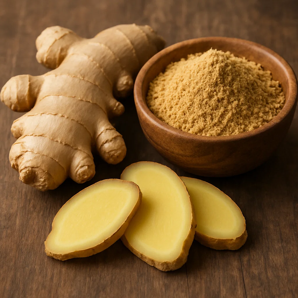 Ginger Root Extract ingredient highlighted in BreathiZen oral respiratory support spray
